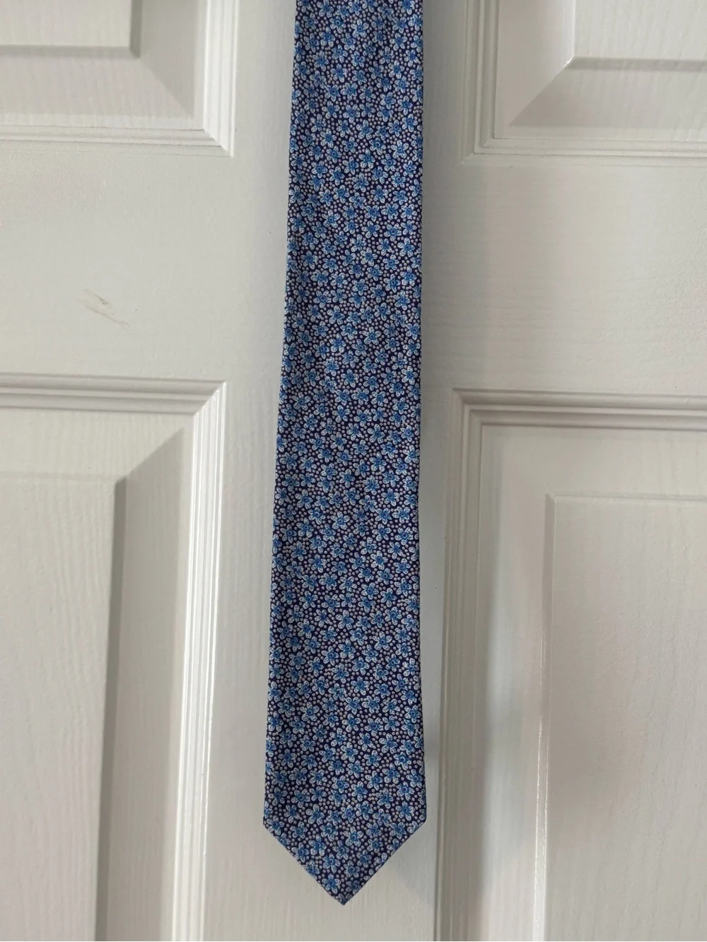 J. Crew/Liberty London Blue/Purple Floral Tie